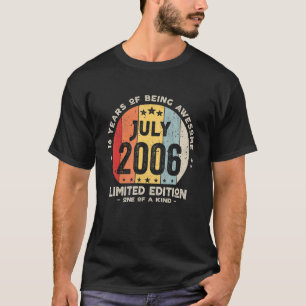 Camiseta Julio de 2006 16º cumpleaños 2