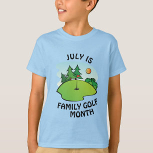 Camiseta Julio es el Mes del Golf Familiar