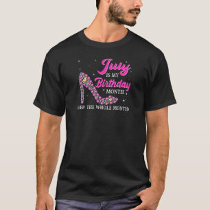Camiseta Julio es mi cumpleaños mes de julio cumpleaños fel