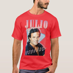 Camiseta Julio Iglesias Estilo Retro Diseño de Ventilador 1