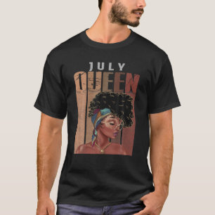 Camiseta Julio Melanin Queen   AfroChicas Negros Historiado