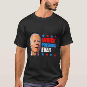 Camiseta Julio Trump 2024 El peor presidente jamás Joe