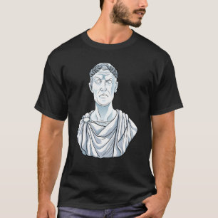 Camiseta Julius Caesar Bust Classic Spqr Roma Histo