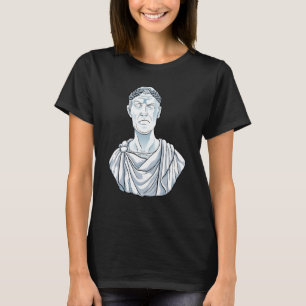 Camiseta Julius Caesar Bust Classic Spqr Roma Histo