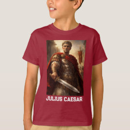 Camiseta Julius Caesar rojo intenso