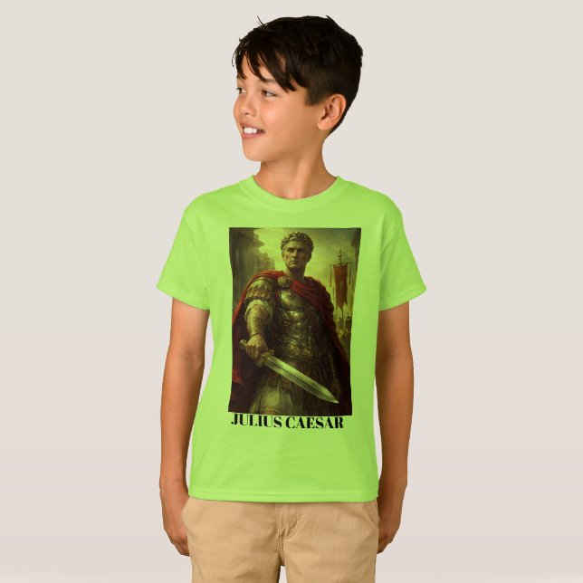 Camiseta Julius Caesar verde (Anverso completo)