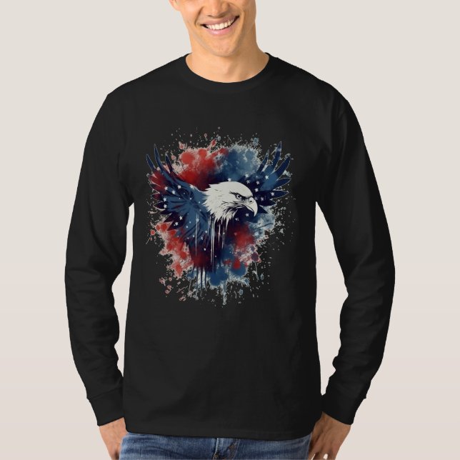Camiseta July 4th Product  Patriotism, American Flag_1 (Anverso)