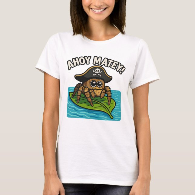 Camiseta Jumando Pirata Spider Adventure Captain Webbeard (Anverso)