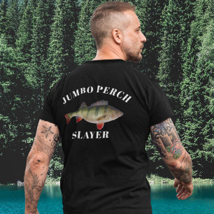 Camiseta Jumbo Perch Pescador Angler