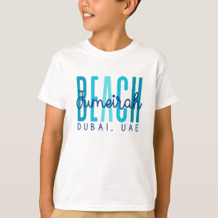 Camiseta Jumeirah Beach Dubai UAE (Océano)
