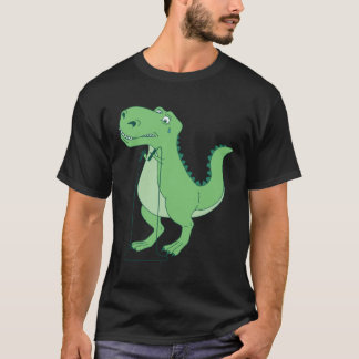 Camiseta Jump Rope Dinosaur Jump Rope Fitness