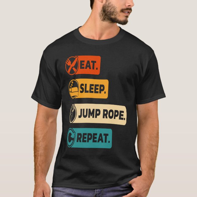 Camiseta Jump Rope Jumping Skipping Roping Jumprope (Anverso)