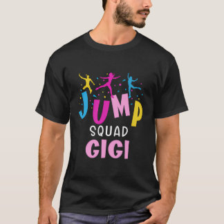 Camiseta Jump Squad Gigi Trampoline Fiesta coincidente Cump
