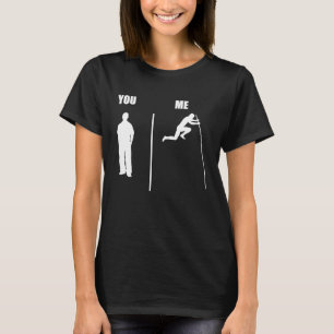 Camiseta Jumper de barra de salto de altura de salto de bar