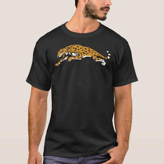 Camiseta Jumping Cheetah Design Classic T-Shirt (Anverso)