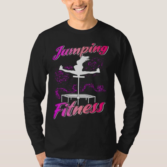Camiseta Jumping Fitness Trampoline Endurance Cardio Jumpin (Anverso)