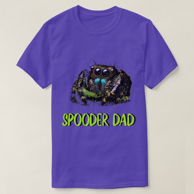 Camiseta Jumping Spider Dad Spooder Dad Day Mens Pe (Diseño del anverso)