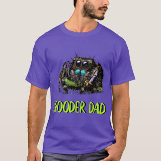 Camiseta Jumping Spider Dad Spooder Dad Day Mens Pe
