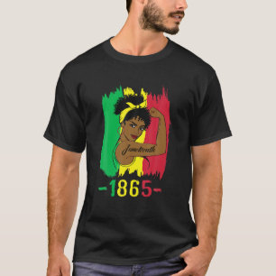 Camiseta Jun. 2022 Mujeres Negras Tattoo Afro Hair 1865 Mel