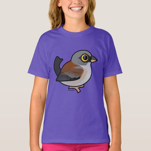 Camiseta Junco de ojos amarillos (Anverso)