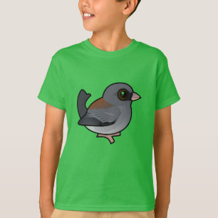 Camiseta Junco de ojos oscuros (cabeza gris)
