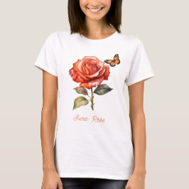 Camiseta June Rosa