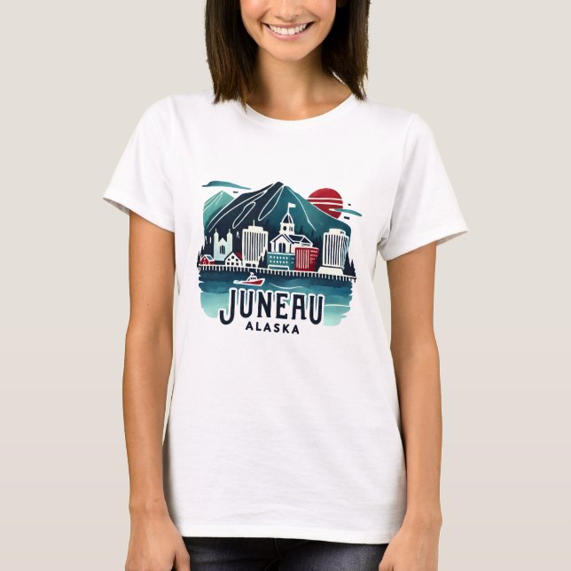 Camiseta Juneau Alaska (Anverso)