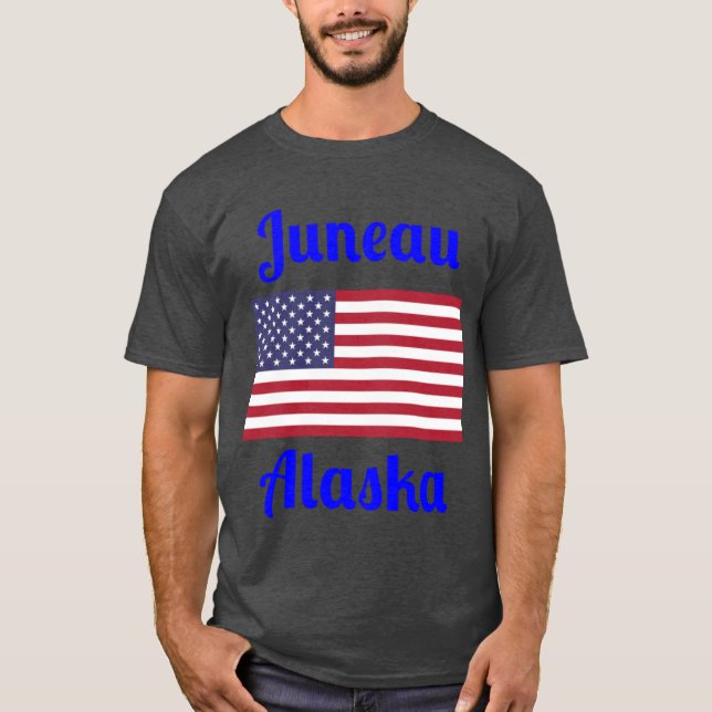 Camiseta Juneau Alaska Stylish Prints1 (Anverso)