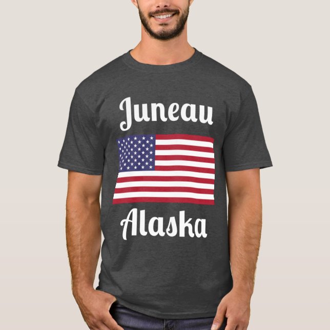 Camiseta Juneau Alaska Stylish Prints3 (Anverso)