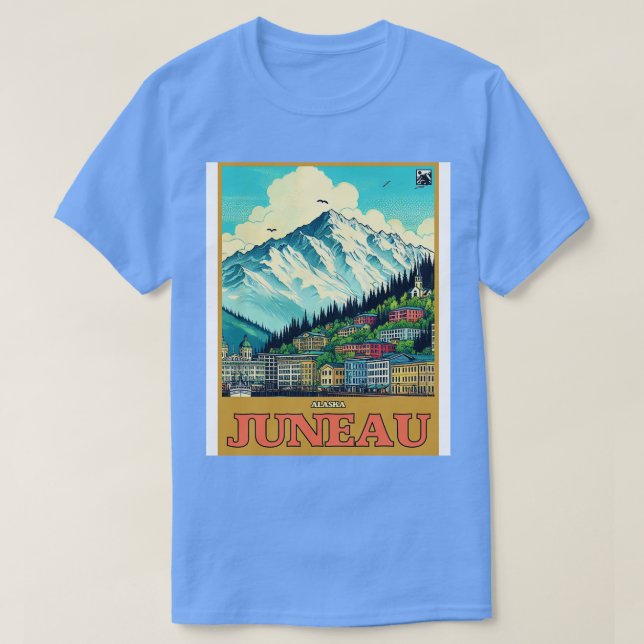 Camiseta Juneau Alaska TShirt (Diseño del anverso)