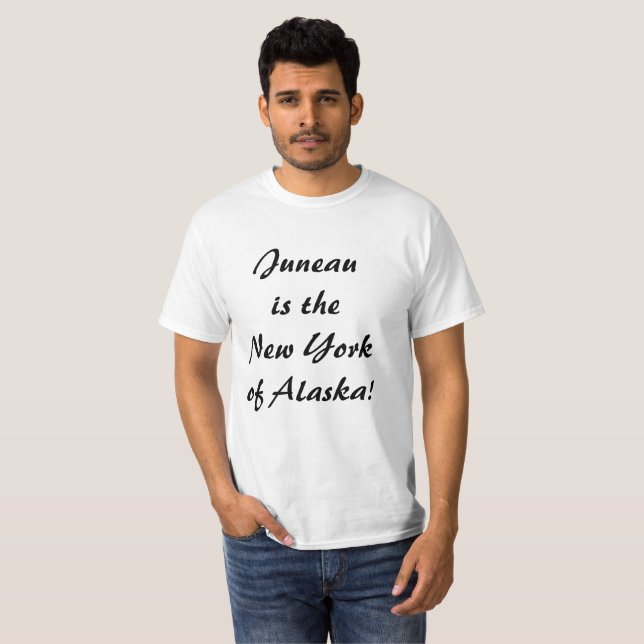 Camiseta Juneau es el NY de Alaska (Anverso completo)