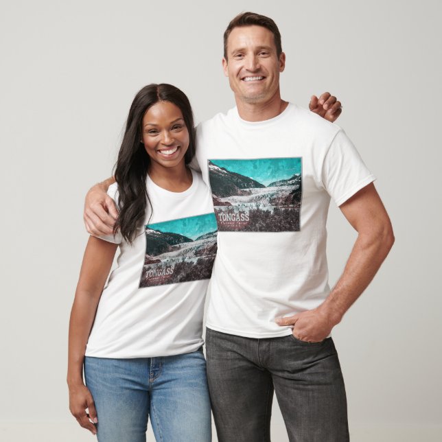CAMISETA JUNEAU - TONGASS - MENDENHALL GLACIER - ALASKA EE. (Unisexo)