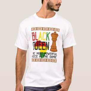 Camiseta Junenth Freedom Day Black Queen The Most Powerful