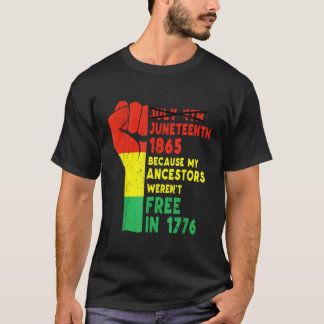 Camiseta Junenth my Ancestores Liberan Orgullo de Bandera N