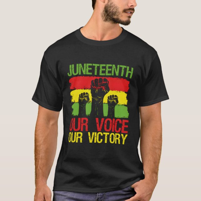Camiseta Junenth Our Voice Our Victoria Backprint Junenth (Anverso)