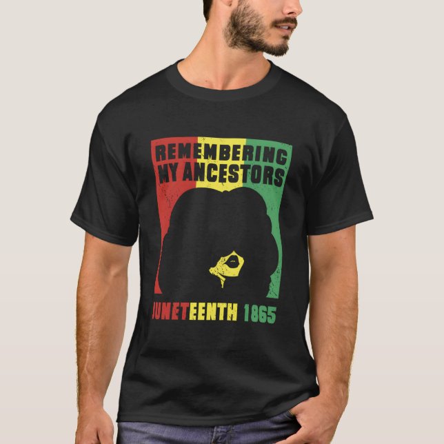 Camiseta Junenth Recordando a Mis Antepasados (Anverso)