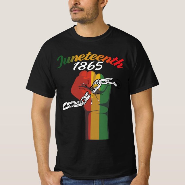 Camiseta "Juneteenth 1865"  (Anverso)