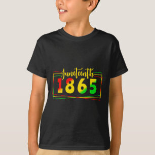 Camiseta Juneteenth 1865 Día de la Libertad Juneteenth para