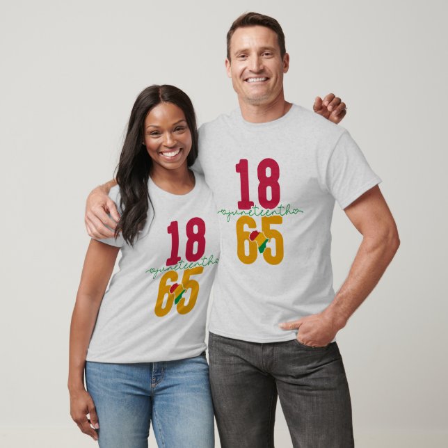 Camiseta Juneteenth 1865 - Historia Negra (Unisexo)