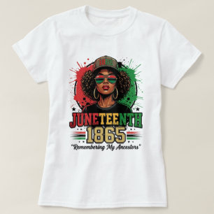 Camiseta Juneteenth 1865 Rompiendo Cada Cadena par