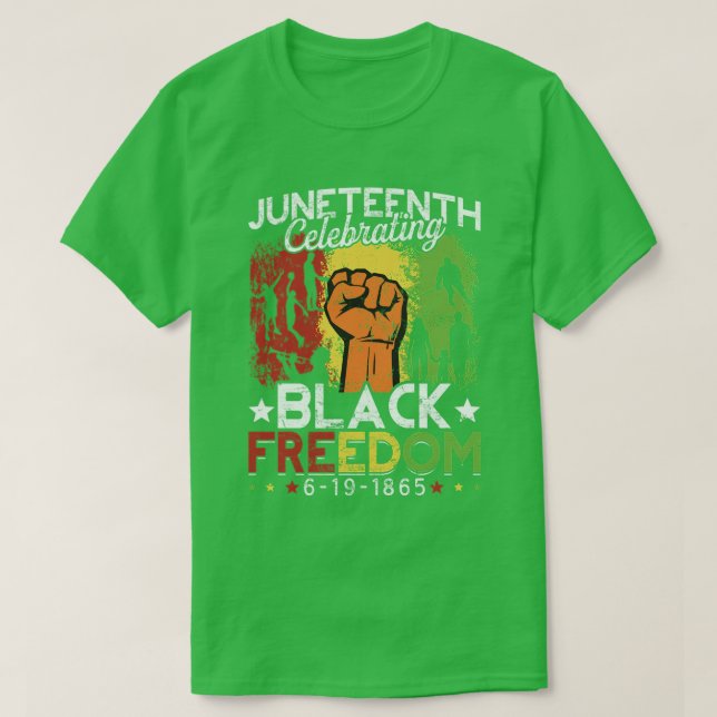 Camiseta Juneteenth African American (Diseño del anverso)
