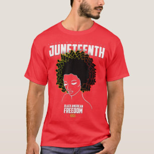 Camiseta Juneteenth Black Afro American History Freedom