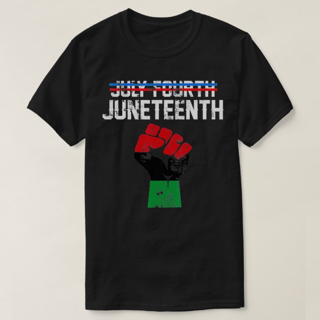 Camiseta Juneteenth  Black History American African Freedom (Diseño del anverso)