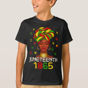 Camiseta Juneteenth Celebra el Día de la Libertad Afroameri