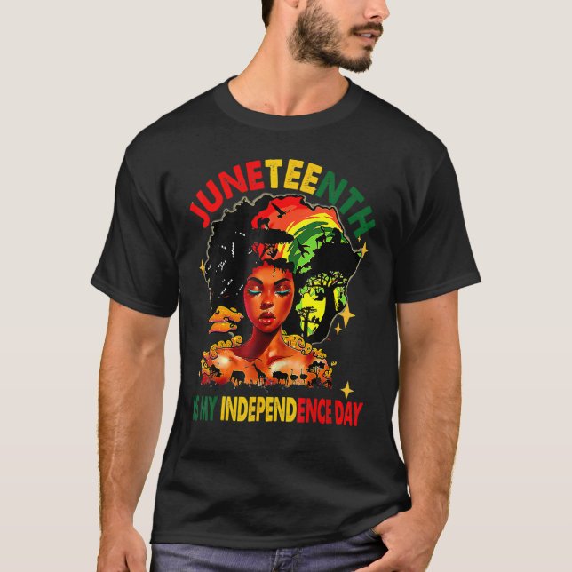 Camiseta Juneteenth Celebrates Black African American Pride (Anverso)