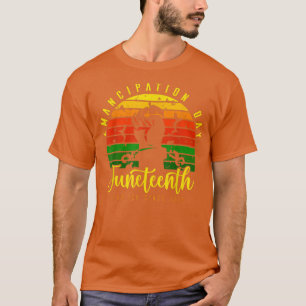 Camiseta Juneteenth Emancipation Day Afro American Black Hi