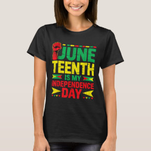 Camiseta Juneteenth es mi día de la independencia 1865 Here