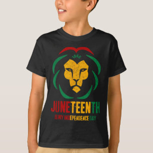 Camiseta Juneteenth es mi día de la independencia del Rey N