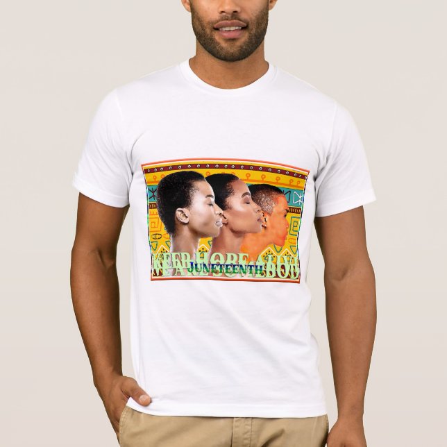 Camiseta Juneteenth Esperanza y Herencia  (Anverso)