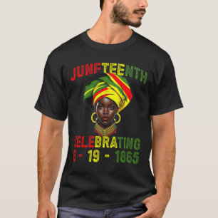 Camiseta Juneteenth Estados Unidos Americano Africano Melan